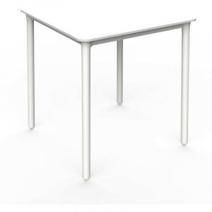 Garbar MARSELLA Table Carrée Intérieure, Extérieure 70x70 Blanc