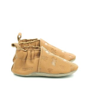 Robeez Chaussons cuir Bear's Walk Camel - Taille 17/18;19/20;21/22;23/24