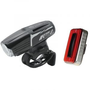 Moon Jeu d'éclairage vélo avant arrière Meteor-X Auto Pro Arcturus
