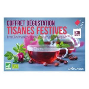 Image de Aromandise Coffret d&eacute;gustation tisanes festives 36 sachets
