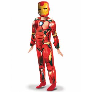 D&eacute;guisement luxe Iron Man s&eacute;rie anim&eacute;e gar&ccedil;on 7 &agrave; 8 ans (117 &agrave; 128 cm)