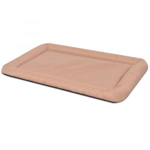 Matelas lit panier pour chiens animaux de compagnie XXL 97 x 62 cm beige 02_0001614