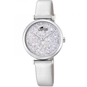 Lotus Montre Femme Bliss Acier Cuir Blanc 18607/1