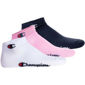 Champion Core Socks 3pp Quarter Chaussettes, Rose (Fuchsia), 39-42 Mixte