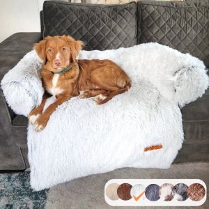 By Cee Cee Original Dog Rug Bench - Panier pour chien - Premium - Entièrement dézippable - Gris clair - Taille L - 120x90