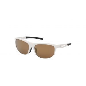 Adidas Sport Unisex SP0112 21G Lunettes de soleil Inject&eacute; Blanc Marron Carr&eacute; Normale
