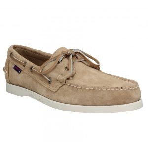 Sebago Docksides Slip on Shoes 43 EU Beige Camel Suede