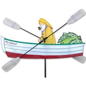 Girouette Premier Kites Whirligig 24 In. Fisherman