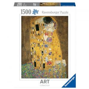 Ravensburger Puzzle Adulte - Puzzle 1500 pi&egrave;ces - Art Collection - Le Baiser/Gustav Klimt - Adultes et Enfants &agrave; partir de 14 Ans - Puzzle de qualit&eacute; sup&eacute;rieure - 12000080