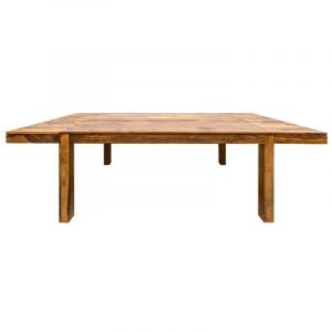 Table de salle &agrave; manger TAVINA 160&ndash;240 cm &ndash; Table extensible en bois massif de Sheesham verni
