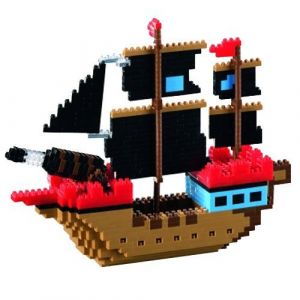 Brixies 410186 - Bateau de pirates 3D-Motif
