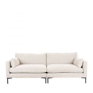 Zuiver Canapé 3 places en tissu beige 101x230x82cm Summer Sofa