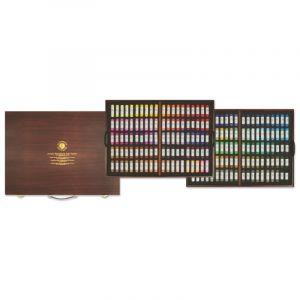 Royal Talens Coffret Gallery, 200 pastels prestige, Coffret bois