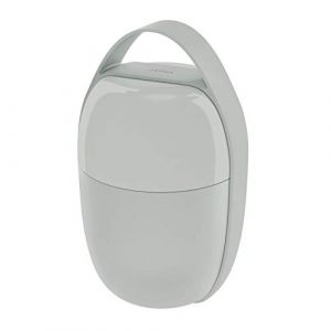 Alessi Lunch box Food à porter / Small - 2 compartiments gris en matière plastique