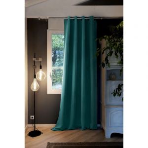 Intex Deco - Rideau occultant isolant phonique + polaire 180 x 260 cm Inuit Bleu canard - Bleu