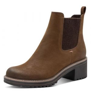Marco Tozzi Chelsea 2-25421-43 Chaussures pour Femme Bottine, Café Nubuck, 38 EU