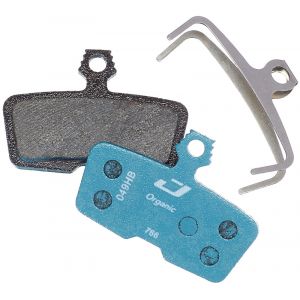 Jagwire Sport Organic Plaquettes de frein &agrave; disque pour SRAM Code RSC/R/Guide RE, blue Plaquettes