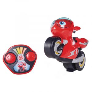 Tomy Ricky Zoom Télécommande Turbo Trick Ricky,Figures d'action pour garçons,Moto pour enfants fait des roues et des cascades de 360 degrés,Jouets de moto pour enfants pour garçons et filles de 3 ans+