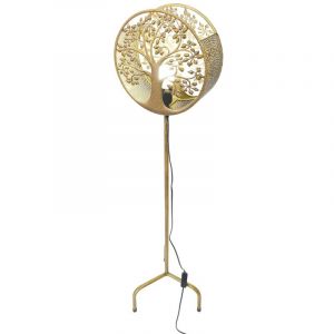 Signes Grimalt Lamp of Life Tree Lampe &agrave; pied en or - 130x30x12cm