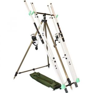 Ensemble de pêche en mer FISH-XPRO Beach Pro DeLuxe avec 2 cannes et moulinets