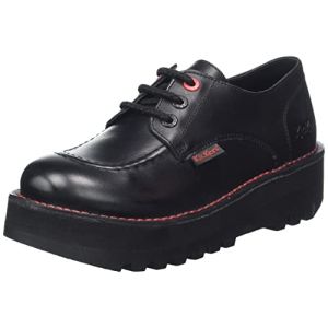 Kickers Derbies Cuir Kick Class Noir - Couleur Noir - Taille 37