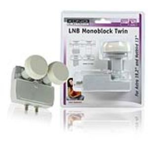 Image de König LNB1-MONOTKN - Tête LNB monoblock twin 0,6 dB