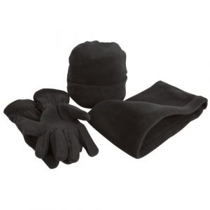 Result Ensemble bonnet, gants et tour de cou polaires - Homme (M) (Noir) - UTRW3228