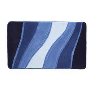 Kleine Wolke Meusch Tapis de Toilette Océan Trèfle, 60 x 100 cm, Bleu Royal