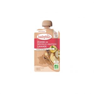Image de BabyBio Gourde Pomme Lavande 120 g 6 mois+