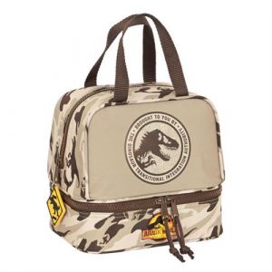 Sac à goûter Jurassic World Dominion 20 x 20 x 15 cm Marron