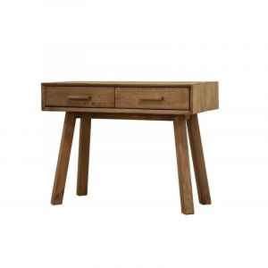 Console en bois recyclé 2 tiroirs - CHALET