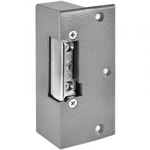 Gache electrique en applique 100 mm 24V reversible a rupture de courant gauche Beugnot 204