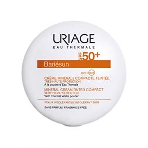 Uriage Bari&eacute;sun Cr&egrave;me Min&eacute;rale Compacte Teint&eacute;e Dor&eacute;e - 10 g - SPF 50+