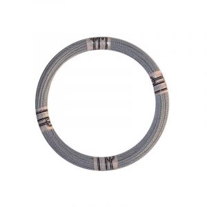 Chaubeyre Câble âme métallique 7 torons de 7 fils 1 couronne(s) de 25 mètre(s) linéaire câble aviation 7x19 6 mm - charge de rupture 2700 kg