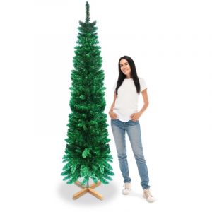 Vixen - Sapin de No&euml;l mod&egrave;le Slim diam&egrave;tre 64 x 210H, 470 branches