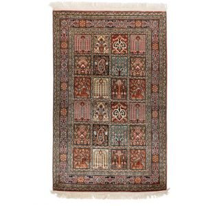 Image de Tapis Nou Main Cachemire tapis d'Orient Multicolore 100 x 150 cm