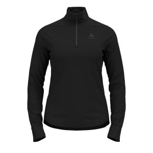 Odlo BERRA MIDLAYER 1/2 ZIP W BLACK 22 [Taille S]