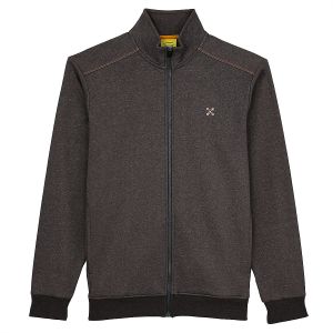 Oxbow P0SAKOP Sweat zippé Essentiel Anthracite Chiné