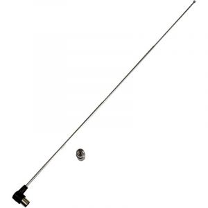 Axing TZA 8-00 Antenne télescopique DVB-T/T2 passive intérieure noir, argent