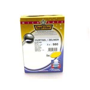 TopFilter 67980 - 5 sacs Microsafe non tiss&eacute; pour aspirateurs