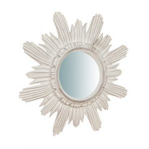 BISCOTTINI INTERNATIONAL ART TRADING Miroir Shabby Chic Mural 44 x 44 cm | Specchi décoratif Mural | Miroir entrée