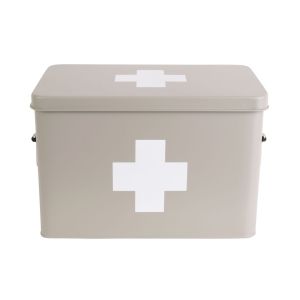Present time Boîte de rangement pour médicaments métal Medium