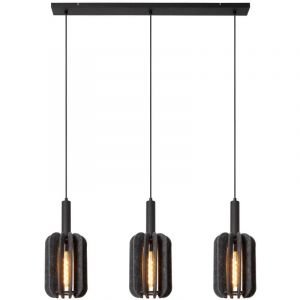 Lucide Rafal Suspension-Gris-3xE27