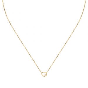 Collier LA PETITE STORY pour femme en Argent 925/1000 serti de zircon - 0.003 g - taille : 405CM - LPS10AWV03