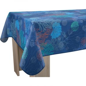 Le linge de Jules Nappe Anti-Taches Corail - Rectangle 150 x 240 cm