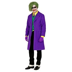 Ruedelafete Widmann 48484 48484 Costume Evil Clown Manteau avec gilet Joker Horreur Mauvais Fête à thème Halloween Homme Multicolore XL