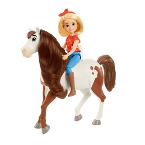 Image de Mattel Poupée Spirit - Abigaelle et son cheval Boome