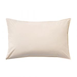 Essix Taie d'oreiller Unie en Percale de Coton lavée, Delicate, 50 x 70 cm
