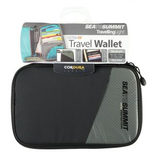 Image de Sea to Summit Portefeuilles Sea-to-summit Travel Wallet Rfid Medium - Black - Taille 17.5 x 10.5 x 2 cm