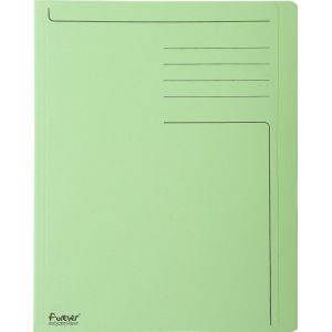 Exacompta Chemise Forever 280g/m2 Avec Impression 24x315cm Vert